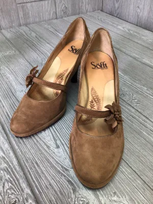 Sofft Suede Mary Jane Shoes Size 7
