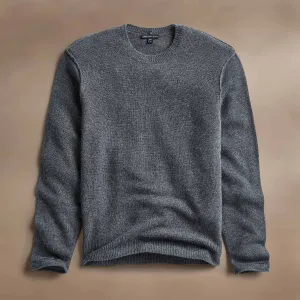 Soft Featherweight Cashmere Crew - Flannel
