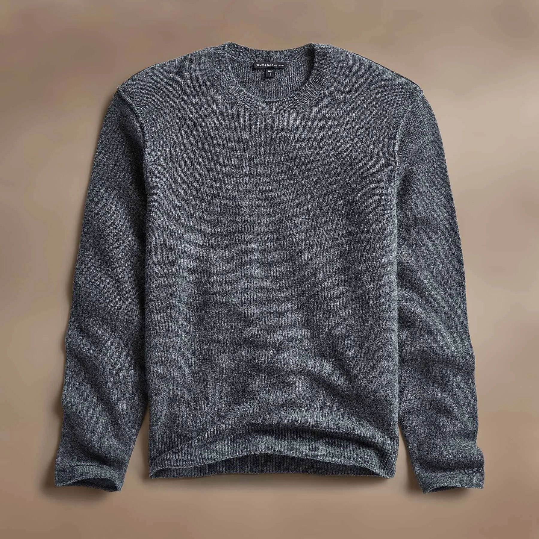 Soft Featherweight Cashmere Crew - Flannel