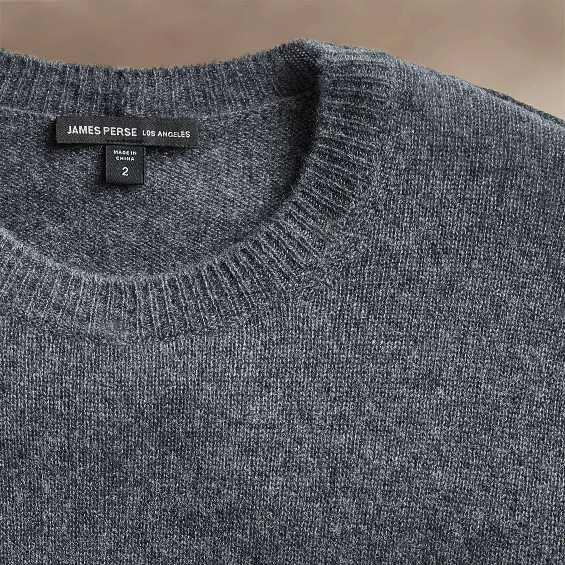Soft Featherweight Cashmere Crew - Flannel