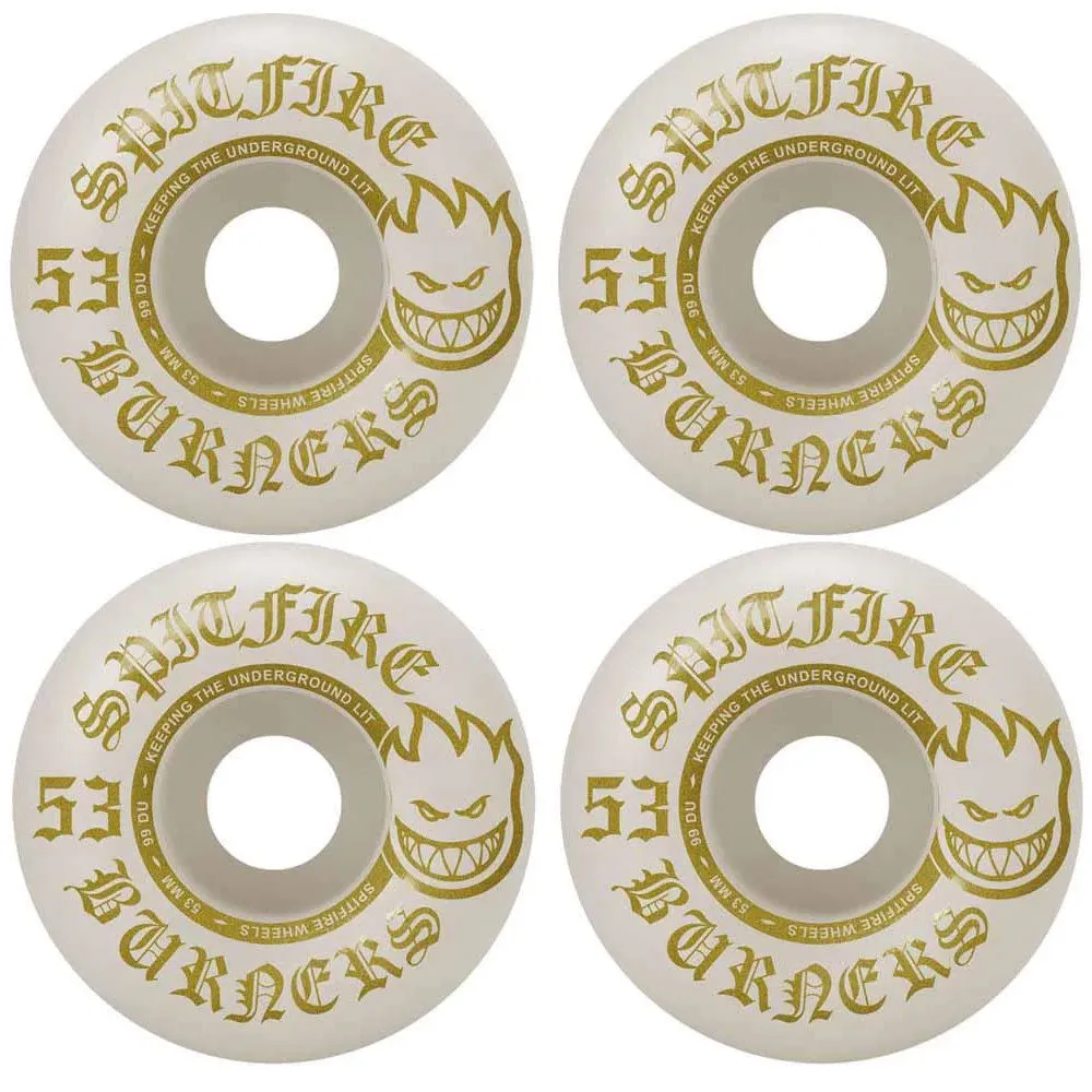 Spitfire Burners 99a Skateboard Wheels