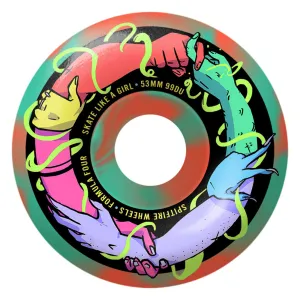 Spitfire - F4 Friends of Skate Like A Girl Classic 53MM 99A Skateboard Wheels