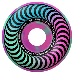 Spitfire Formula Four Classic Pink/Teal Swirl 54mm
