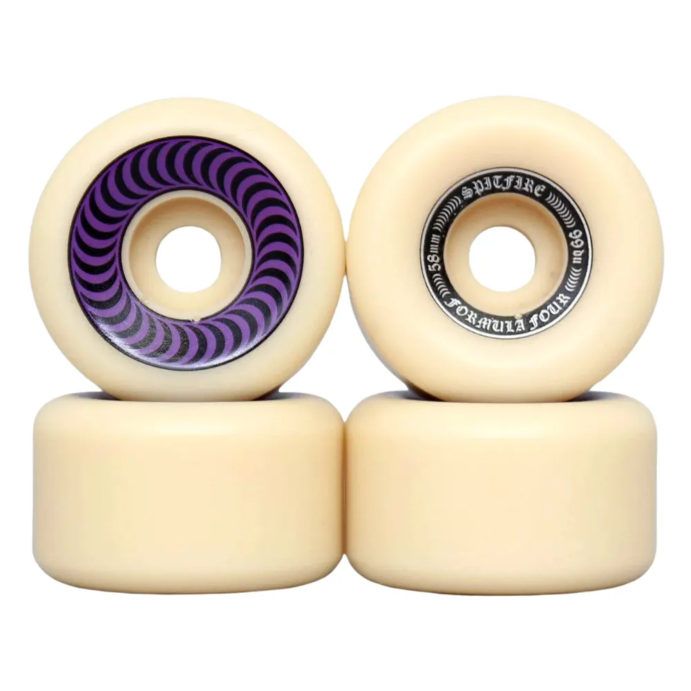 Spitfire Formula Four OG Classics Skateboard Wheels 99D Purple | 54MM