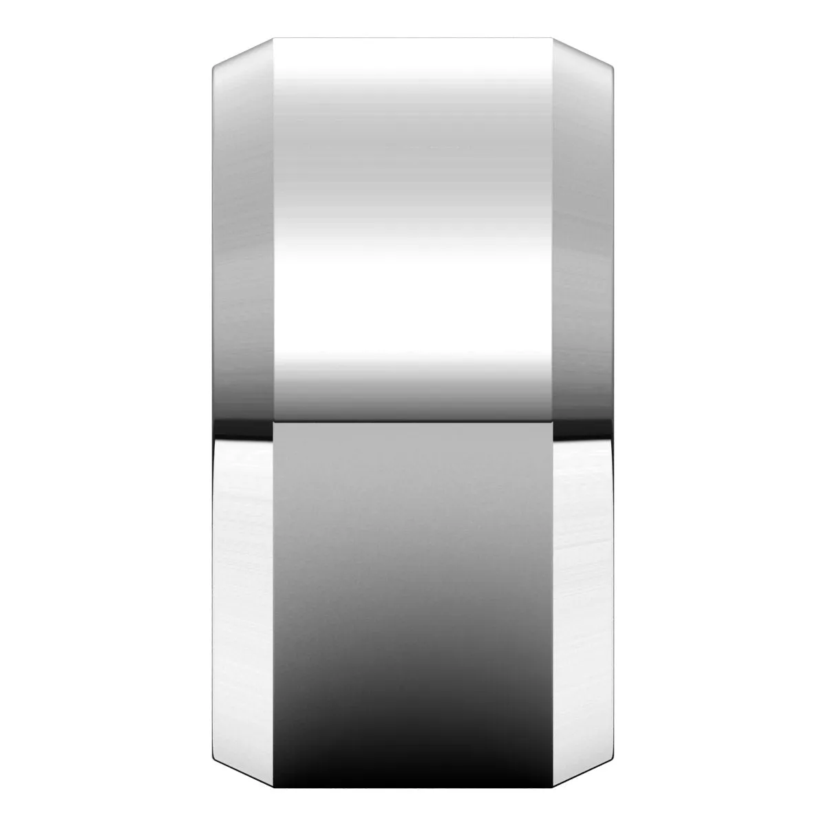 Sterling Silver 11 mm Beveled Edge Comfort Fit Light Band