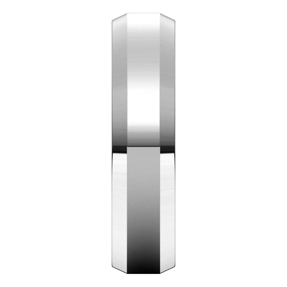 Sterling Silver 5 mm Beveled Edge Comfort Fit Light Band