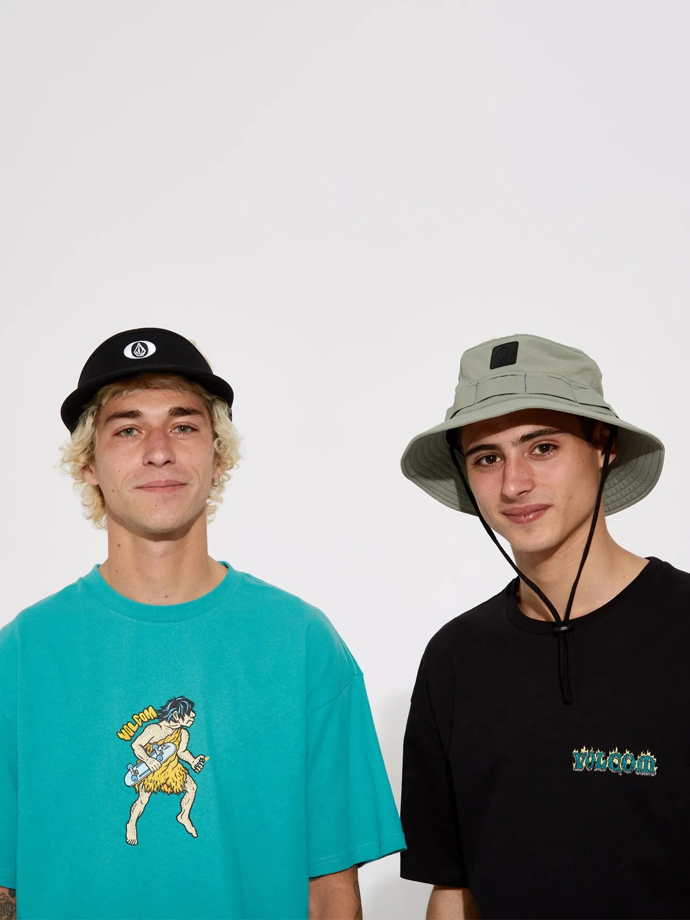 Stone O Visor Cap - BLACK