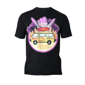 Stranger Things Argyle Splash Surf Pizza Men's T-Shirt