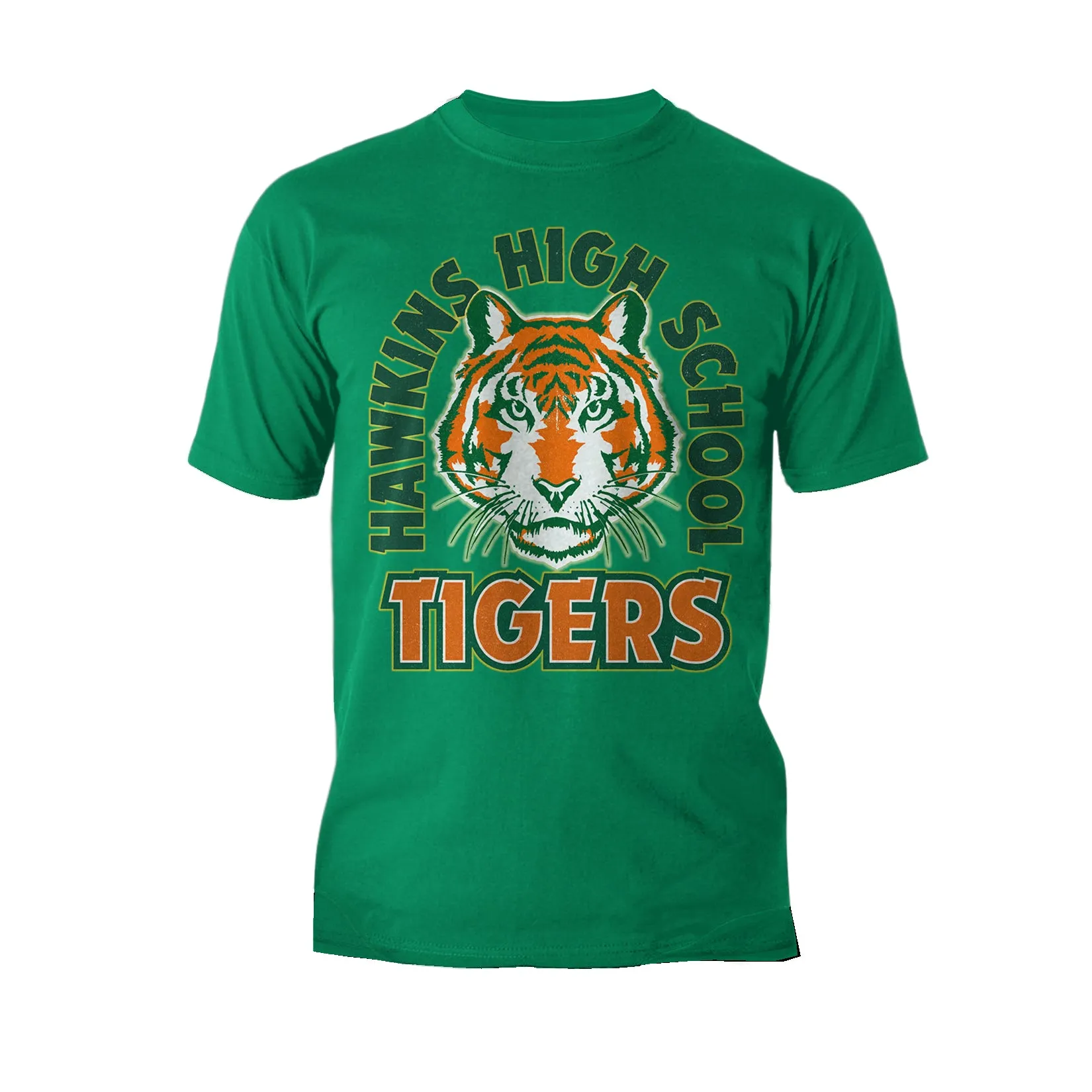 Stranger Things Hawkins High Tigers Stare Men's T-Shirt