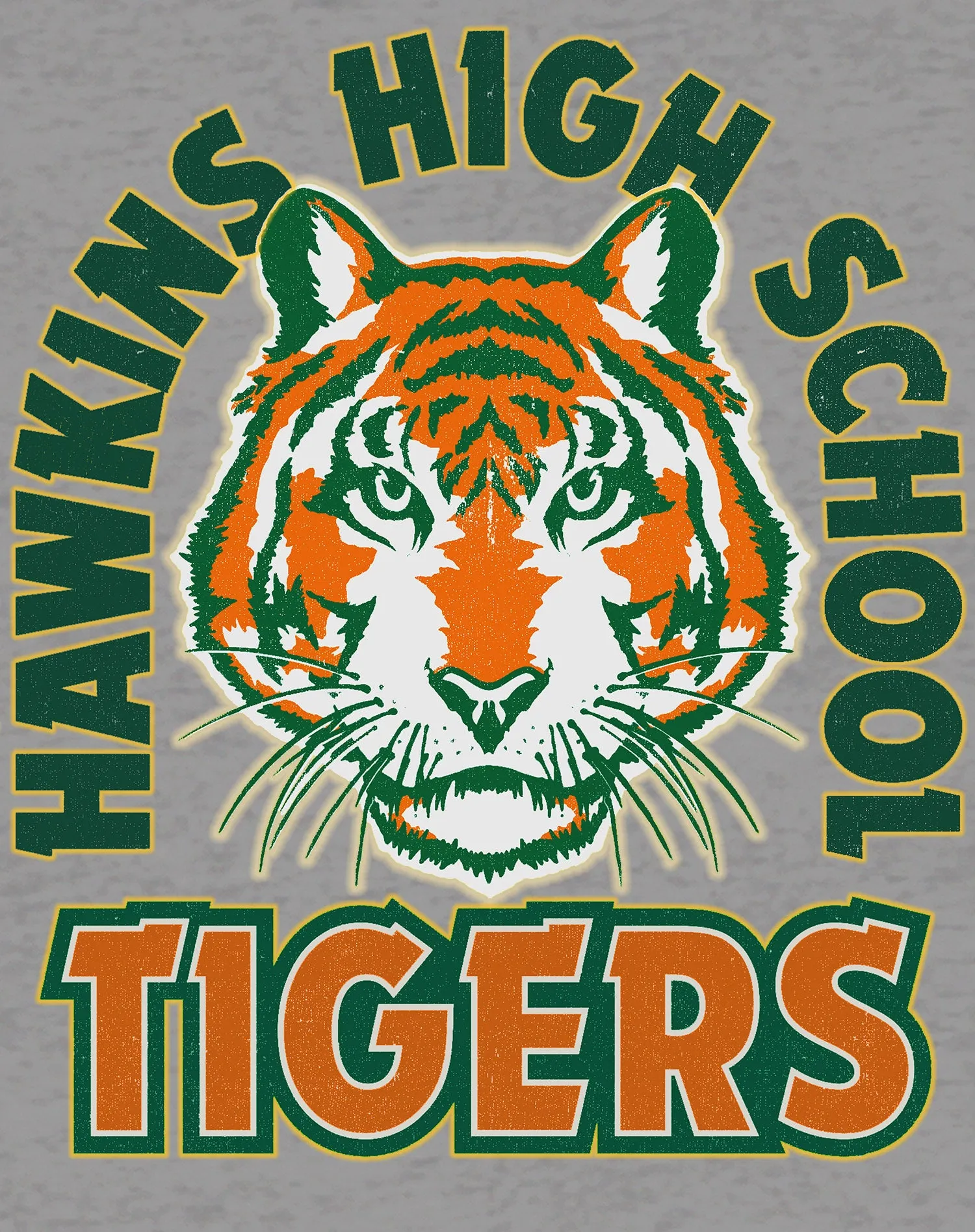 Stranger Things Hawkins High Tigers Stare Men's T-Shirt