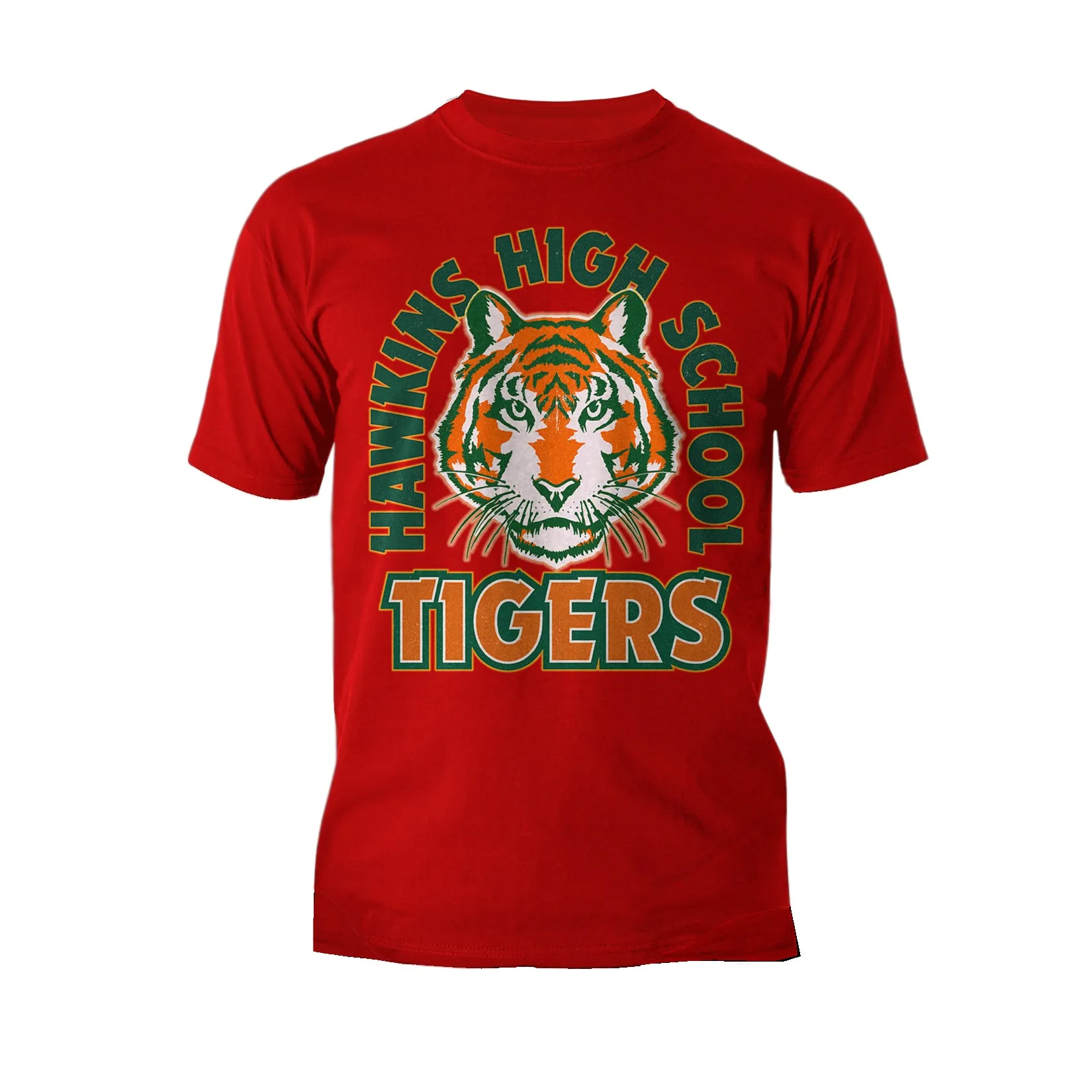 Stranger Things Hawkins High Tigers Stare Men's T-Shirt