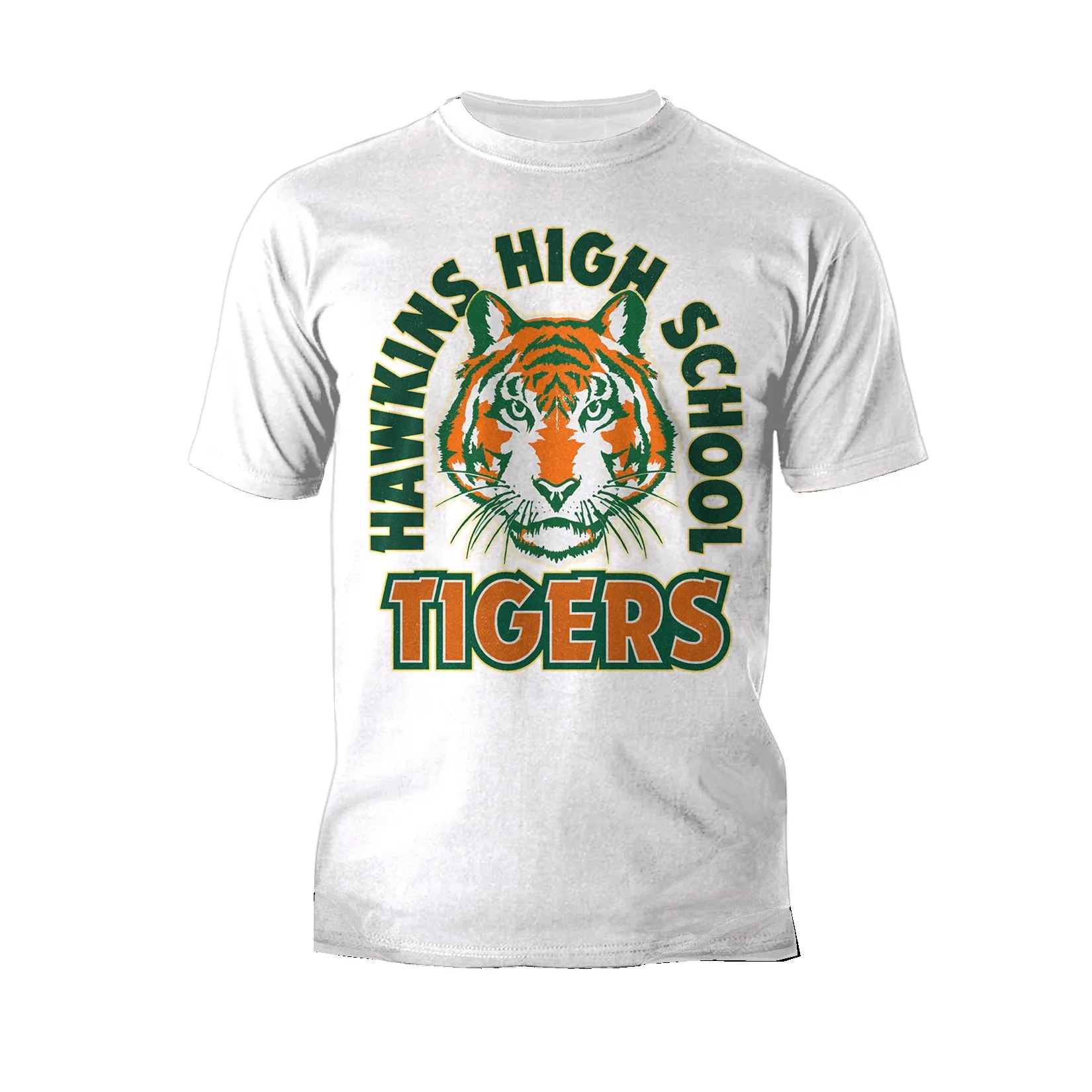 Stranger Things Hawkins High Tigers Stare Men's T-Shirt