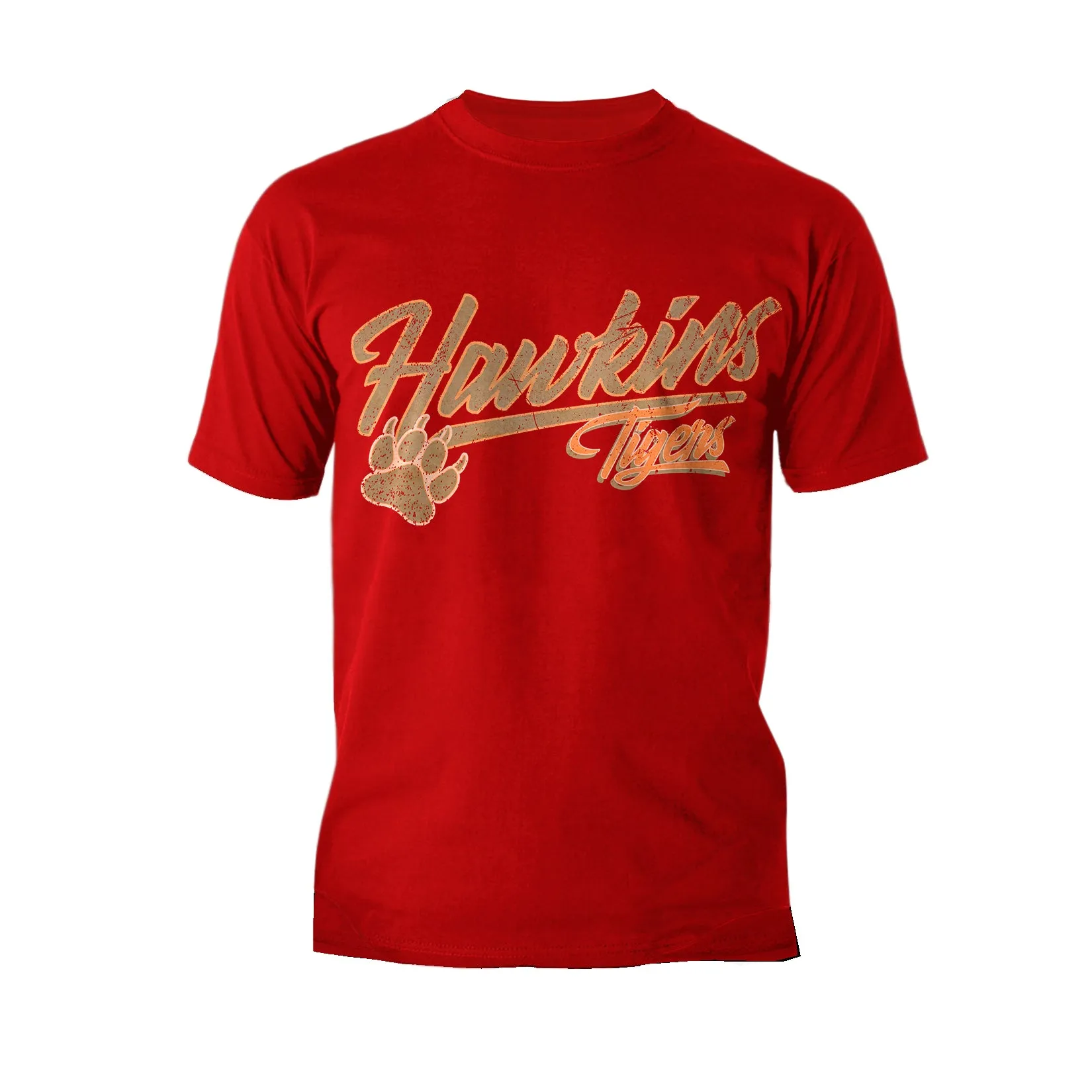 Stranger Things Hawkins Tigers Varsity Vintage Men's T-Shirt