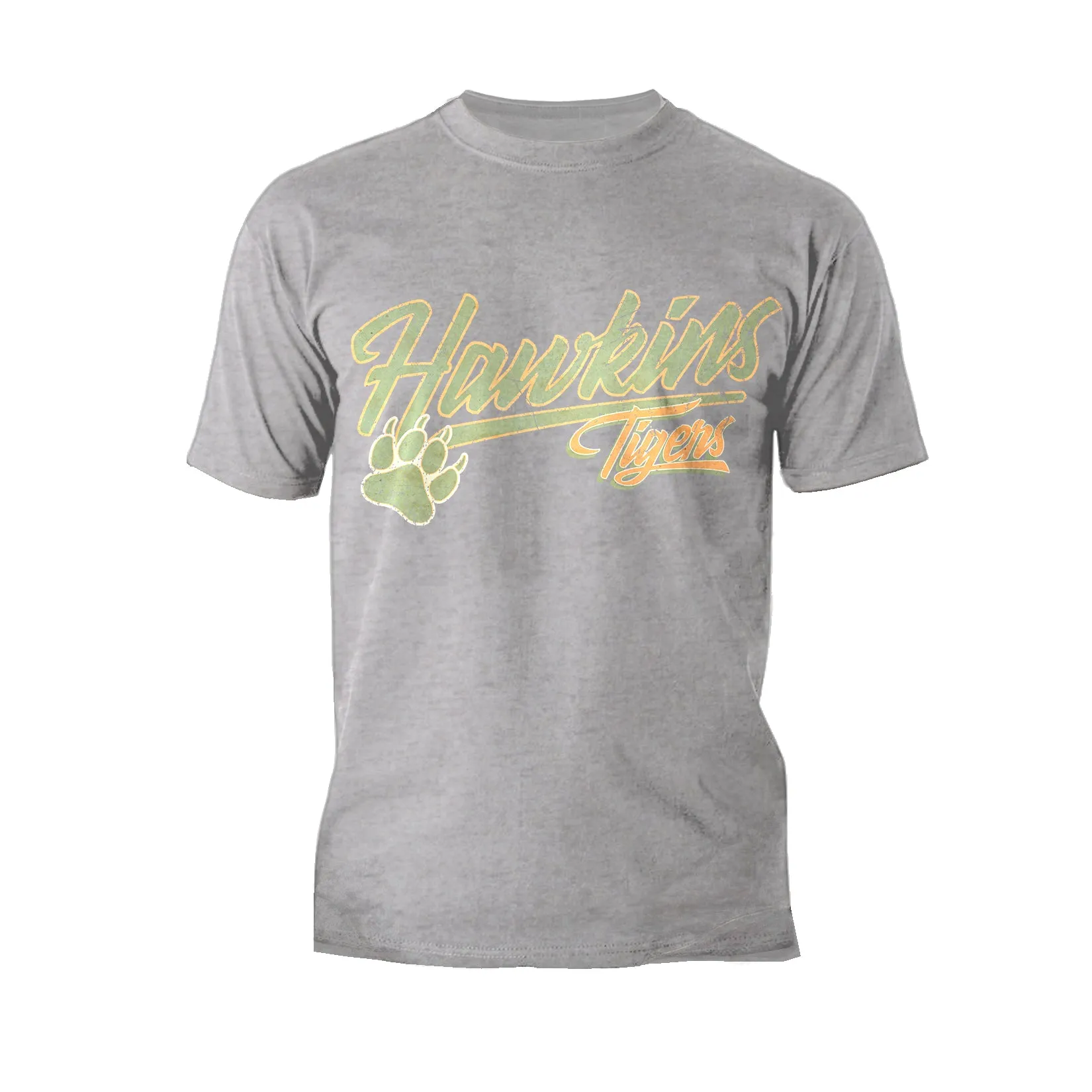 Stranger Things Hawkins Tigers Varsity Vintage Men's T-Shirt