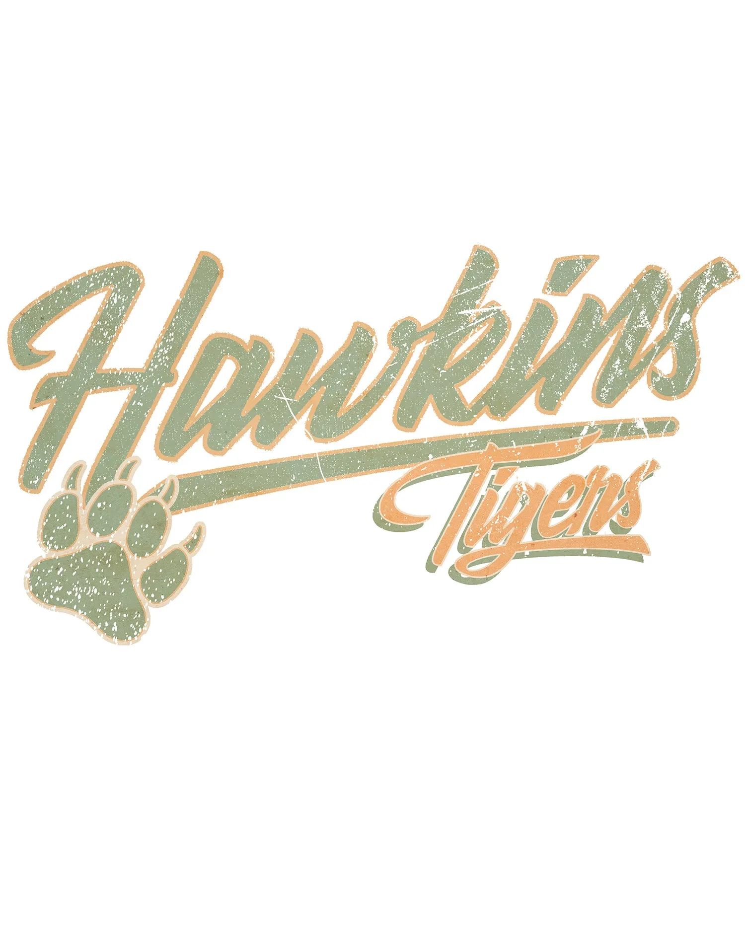 Stranger Things Hawkins Tigers Varsity Vintage Men's T-Shirt