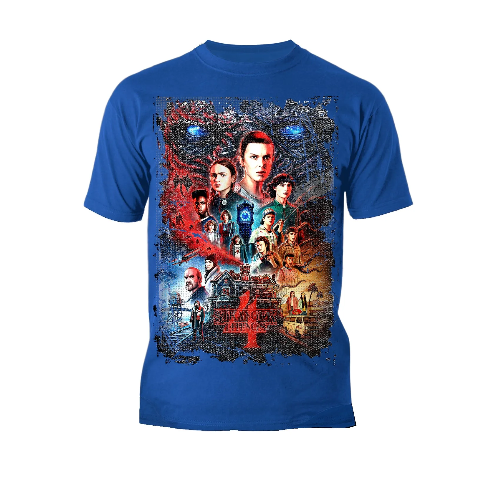 Stranger Things S4 Poster Vintage Battle Men's T-Shirt