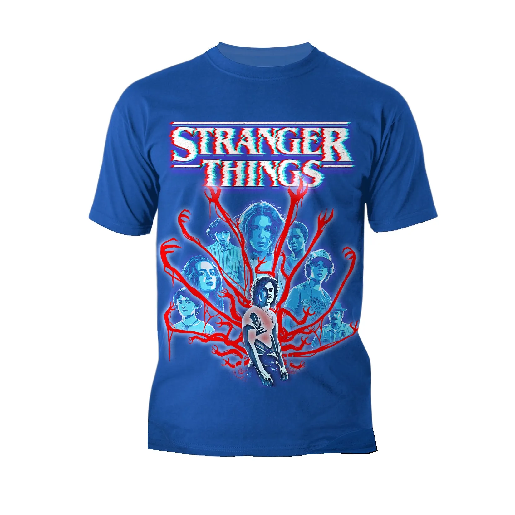 Stranger Things Vines Poster Hive Glitch Men's T-Shirt