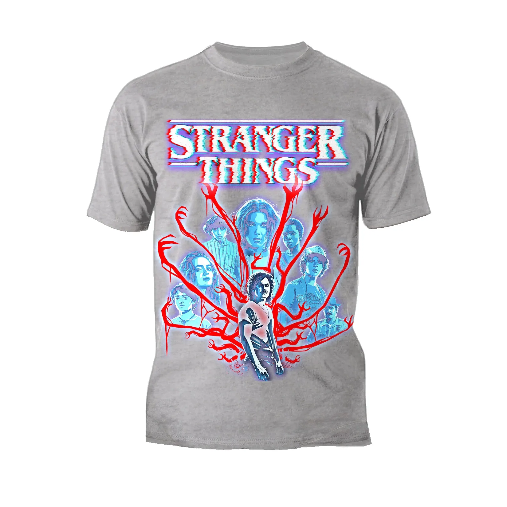 Stranger Things Vines Poster Hive Glitch Men's T-Shirt