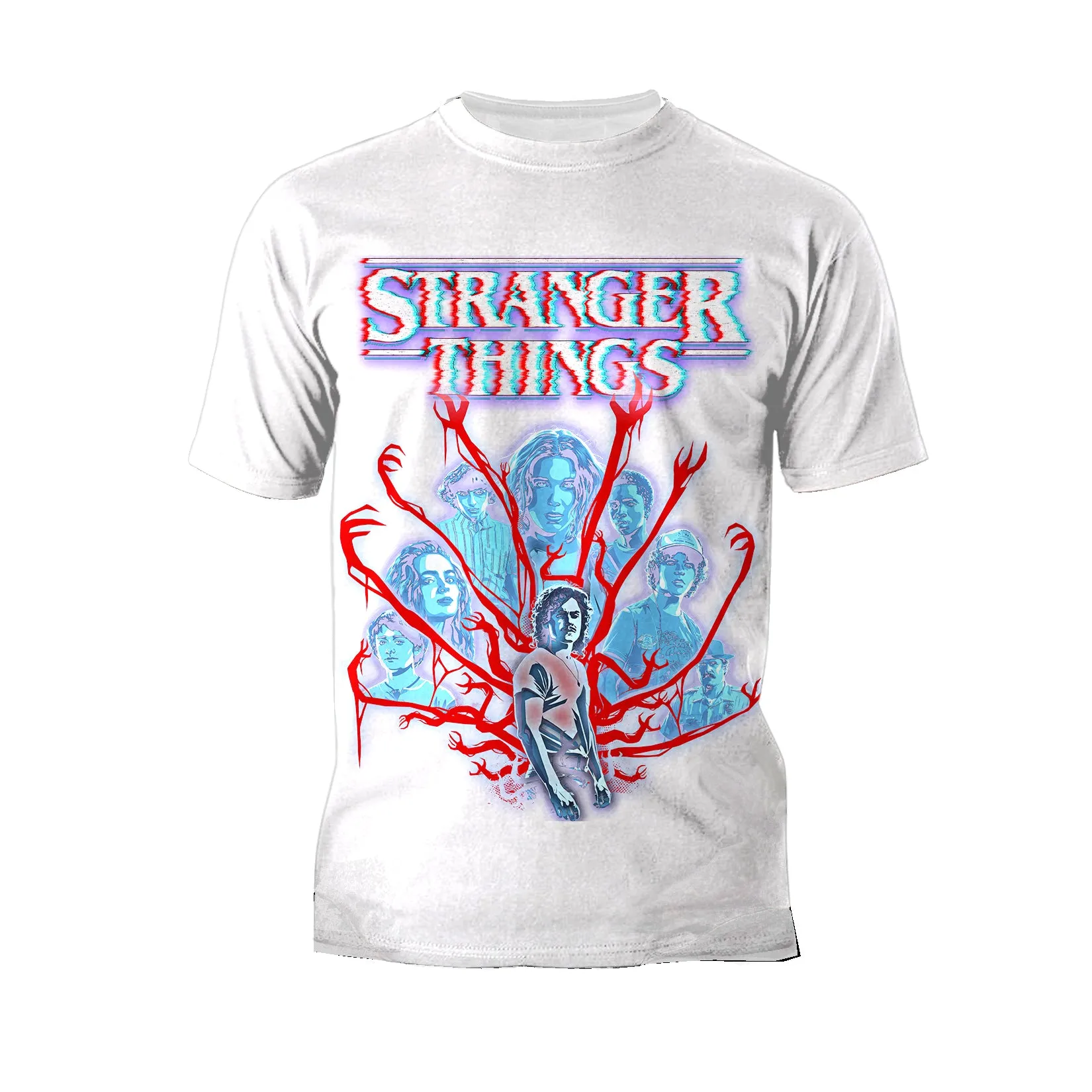 Stranger Things Vines Poster Hive Glitch Men's T-Shirt