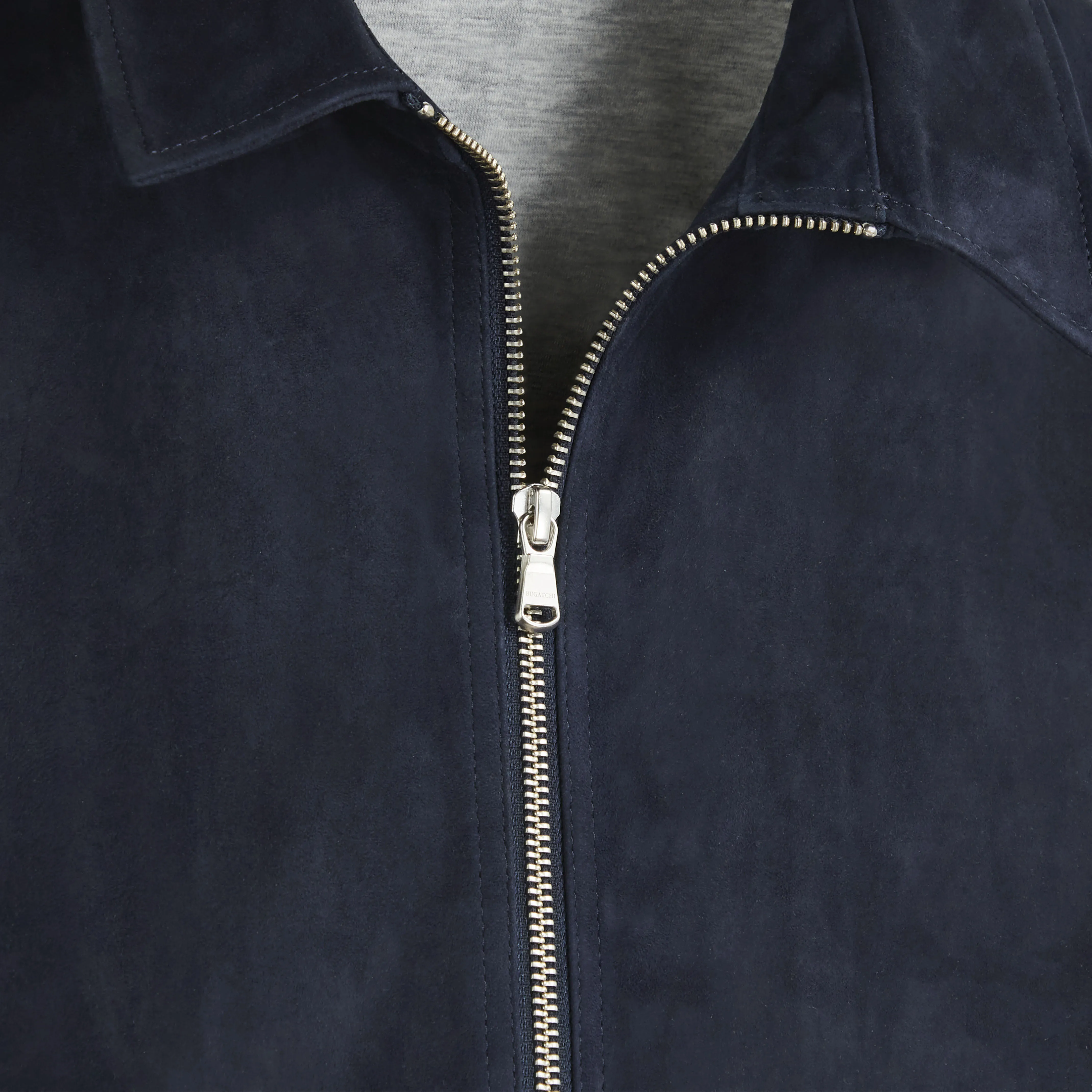Suede Bomber Jacket