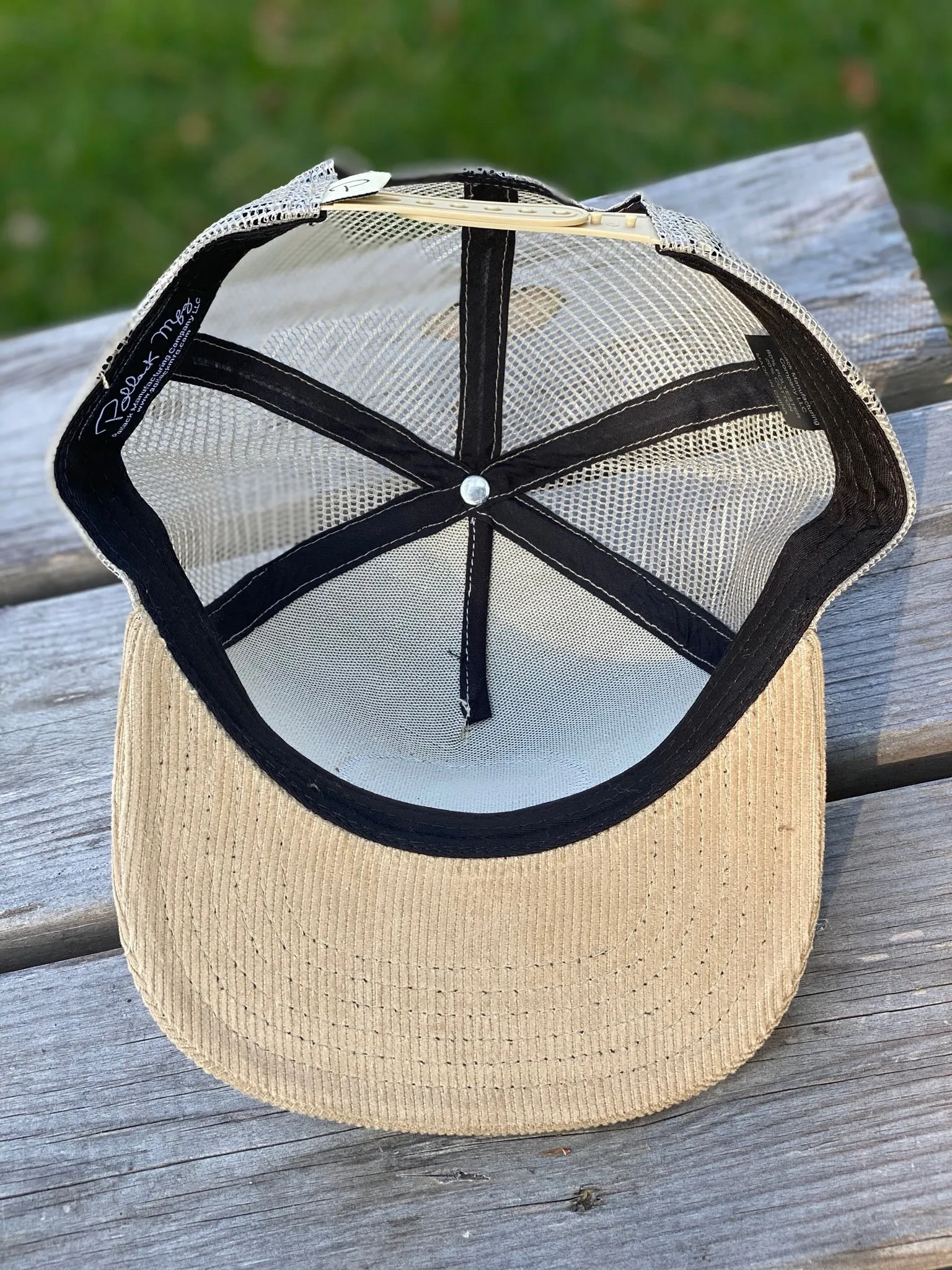 TAN LEATHER TRUCKER