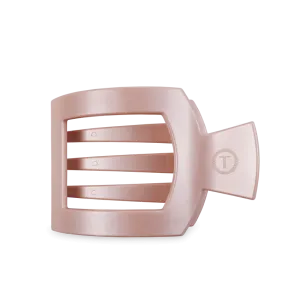 TELETIES | Large Square Flat Hair Clip {Pearly Pink}