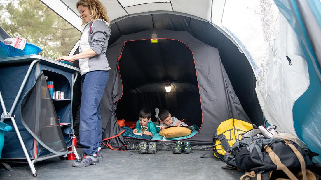 Tente à arceaux de camping - Arpenaz 4.1 F&B - 4 Places - 1 Chambre