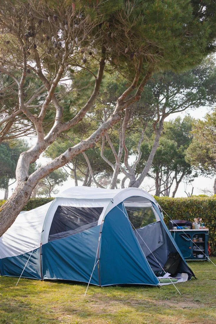 Tente à arceaux de camping - Arpenaz 4.1 F&B - 4 Places - 1 Chambre
