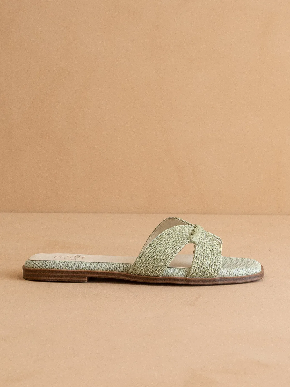 The Fatima | Mint Butterfly Strap Sandal