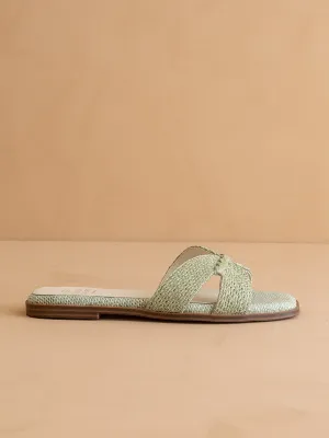 The Fatima | Mint Butterfly Strap Sandal