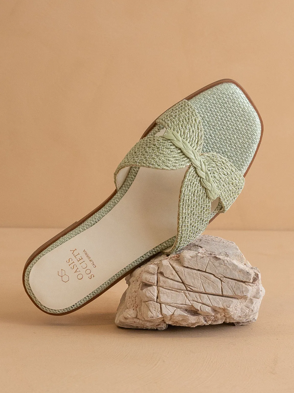 The Fatima | Mint Butterfly Strap Sandal