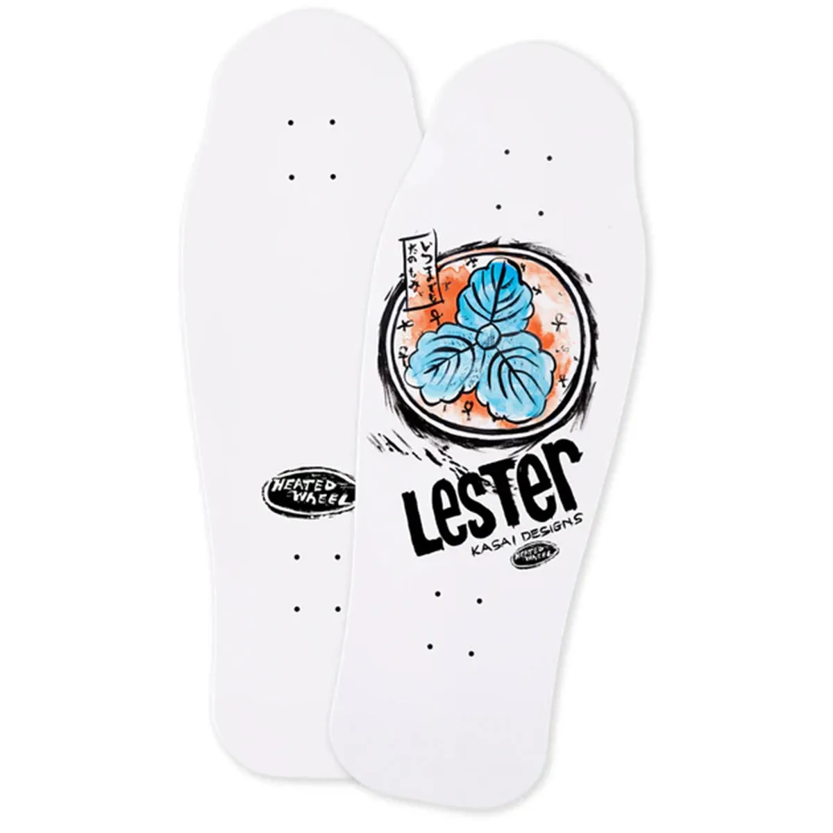The Heated Wheel - Lester Kasai Ltd Ed 10.375 Skateboard Deck