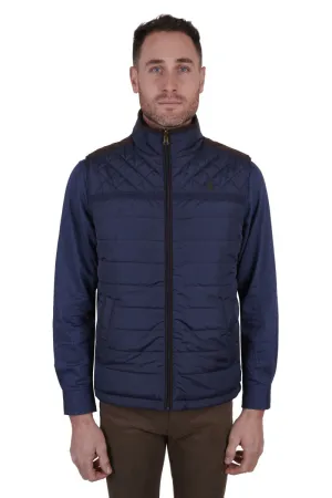 Thomas Cook Men's Lucknow Dipped Back Hem Reversible Vest - Navy