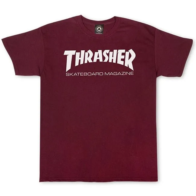 Thrasher Skate Mag T Maroon