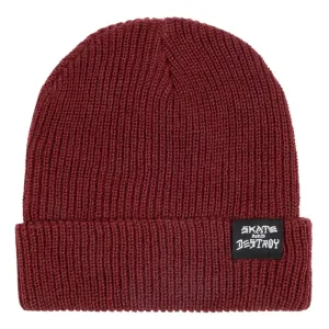 Thrasher Skategoat Skate And Destroy Beanie - Maroon