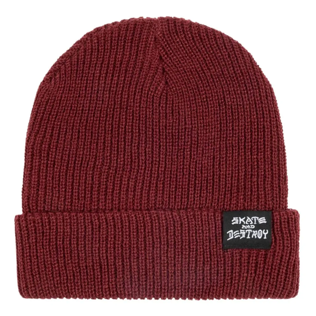 Thrasher Skategoat Skate And Destroy Beanie - Maroon