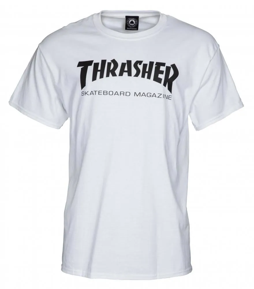 Thrasher T-Shirt Skate Mag - White