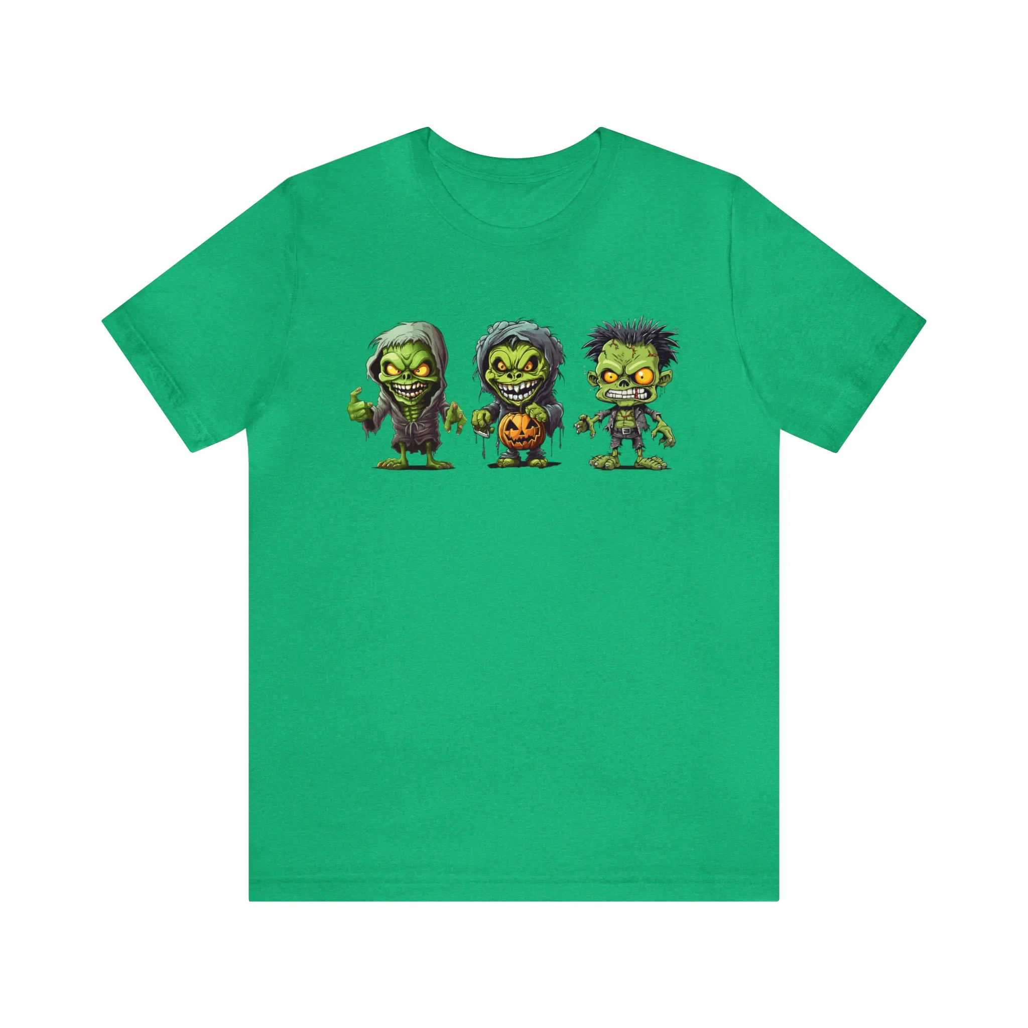 Three Scary Ghouls T-Shirt | Creepy Ghouls Tee |  Bella Canvas 3001Unisex | Spooky Short Sleeve Tshirt