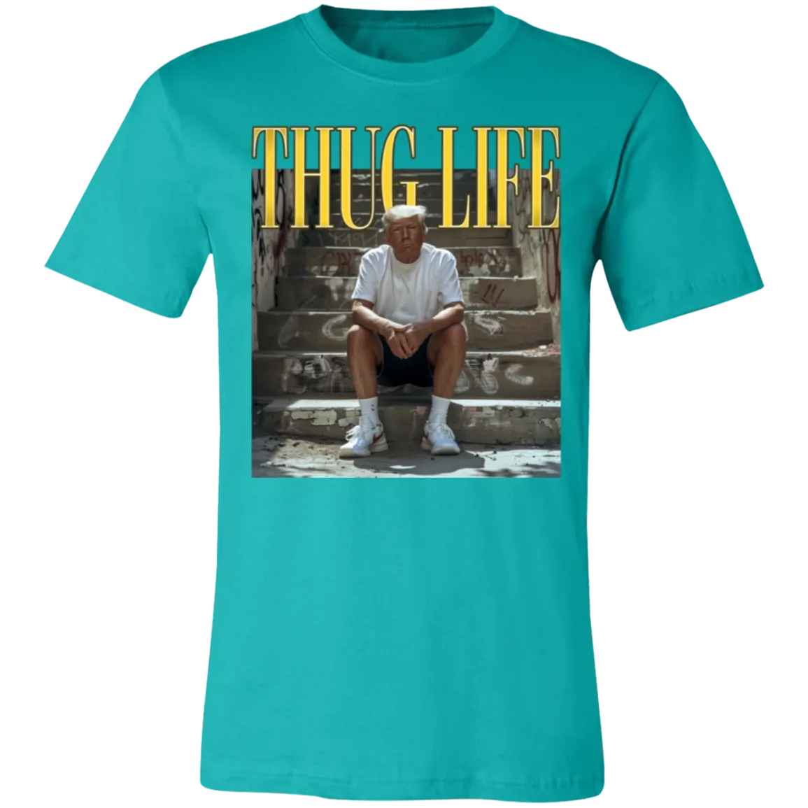Thug Life Trump Bella Canvas Tee – Bold Political Statement with Comfort and Style