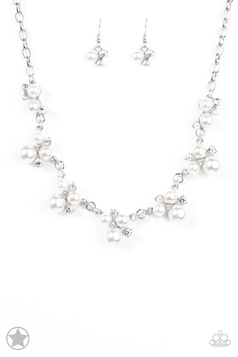 Toast To Perfection White Necklace