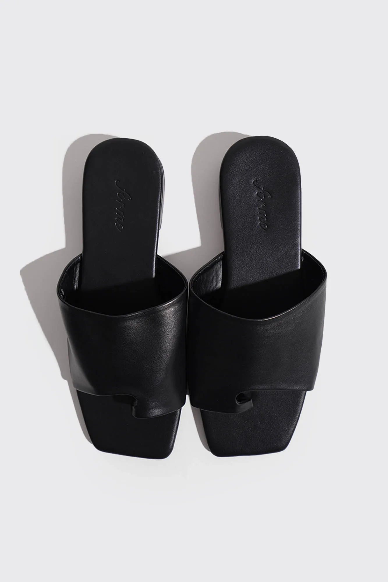 Toe Strap Square Toe Sandals