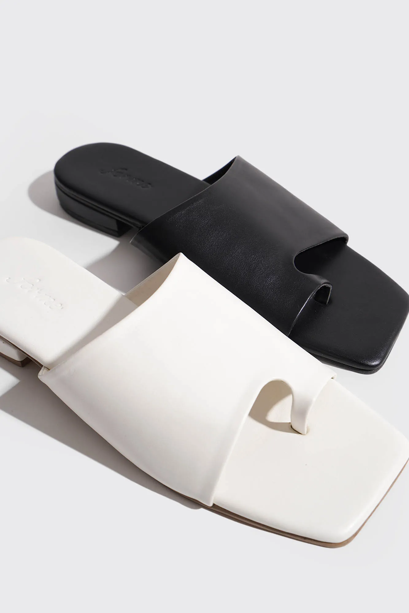 Toe Strap Square Toe Sandals