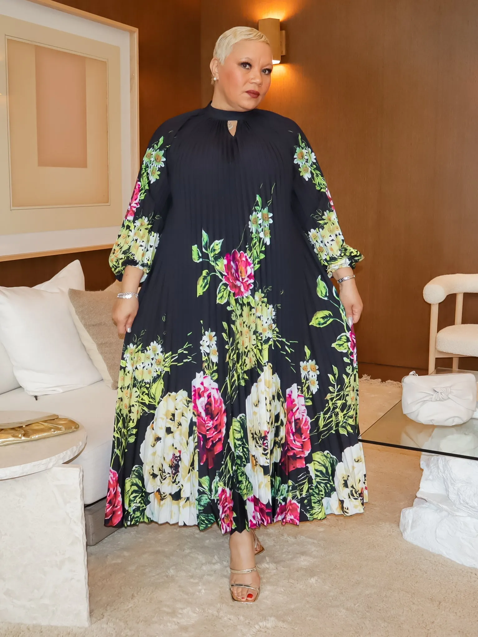 Traci Pleated Dress