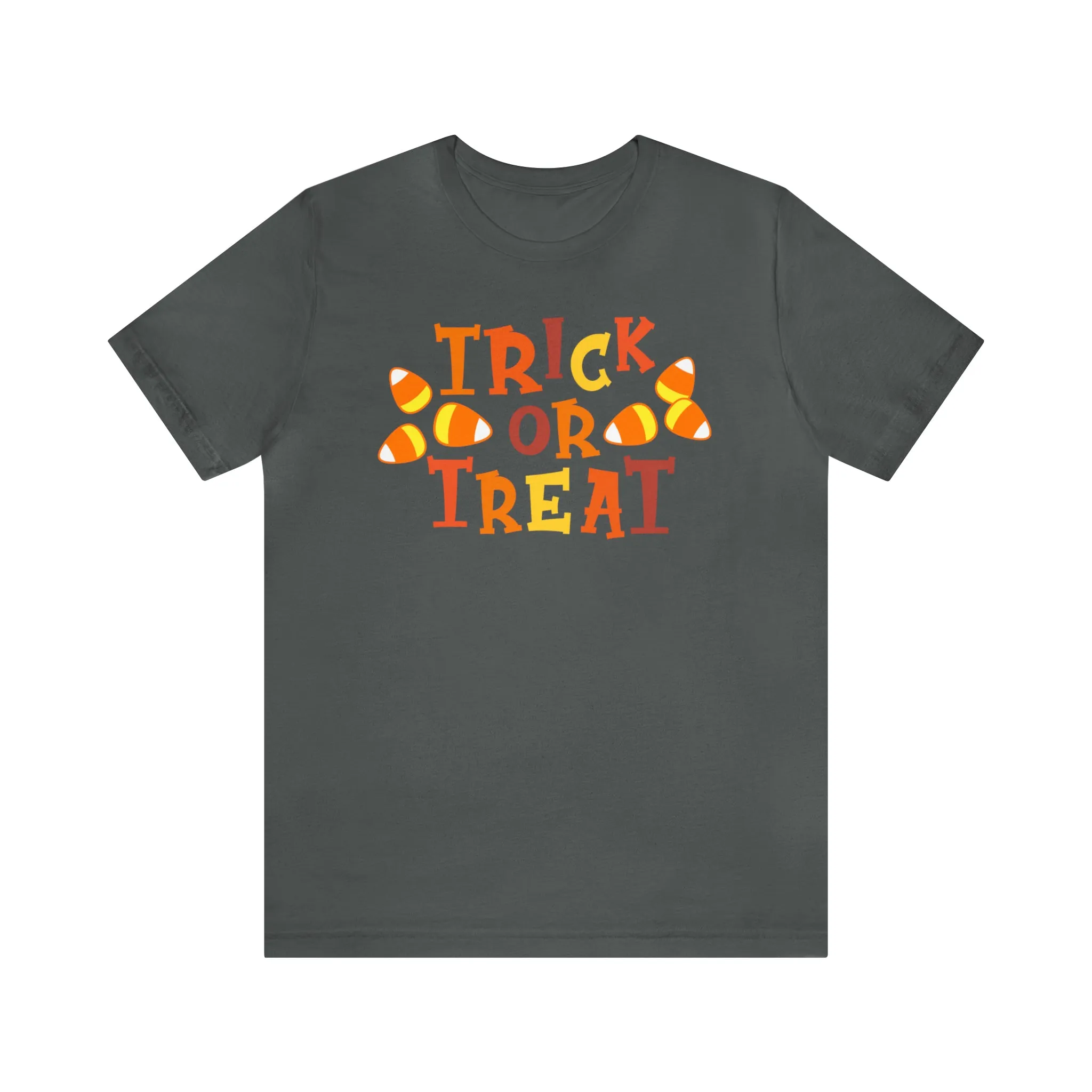 Trick or Treat T-Shirt | Candy Corn  Tee |  Bella Canvas 3001Unisex | Sweet Short Sleeve Tshirt
