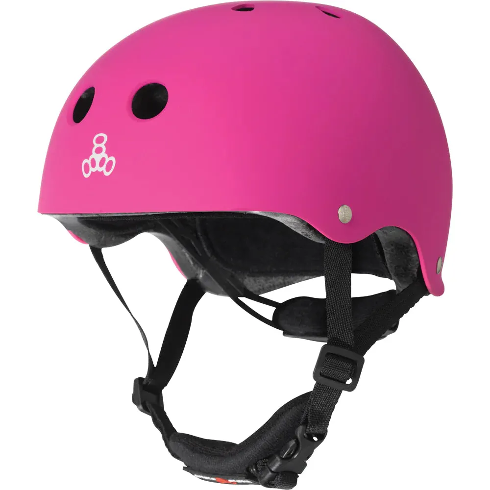 Triple 8 Lil 8 Kids Helmet Neon Pink