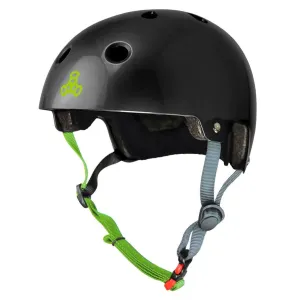 Triple Eight Dual Certified Helmet - Matte Black / Zest