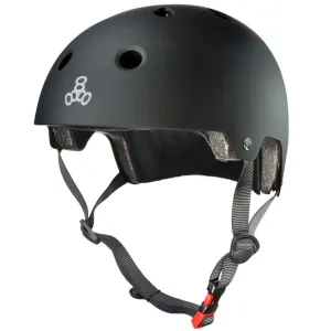 Triple Eight Dual Certified Helmet - Matte Black