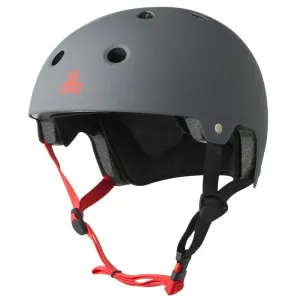 Triple Eight Dual Certified Helmet - Matte Gunmetal Grey