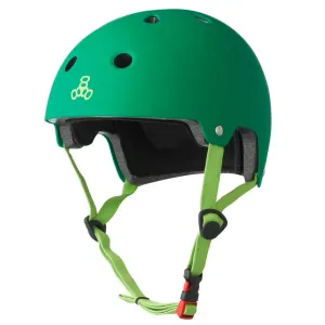 Triple Eight Dual Certified Helmet - Matte Kelly Green