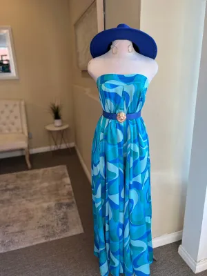 Tube Tie Back Waisted Jumpsuit